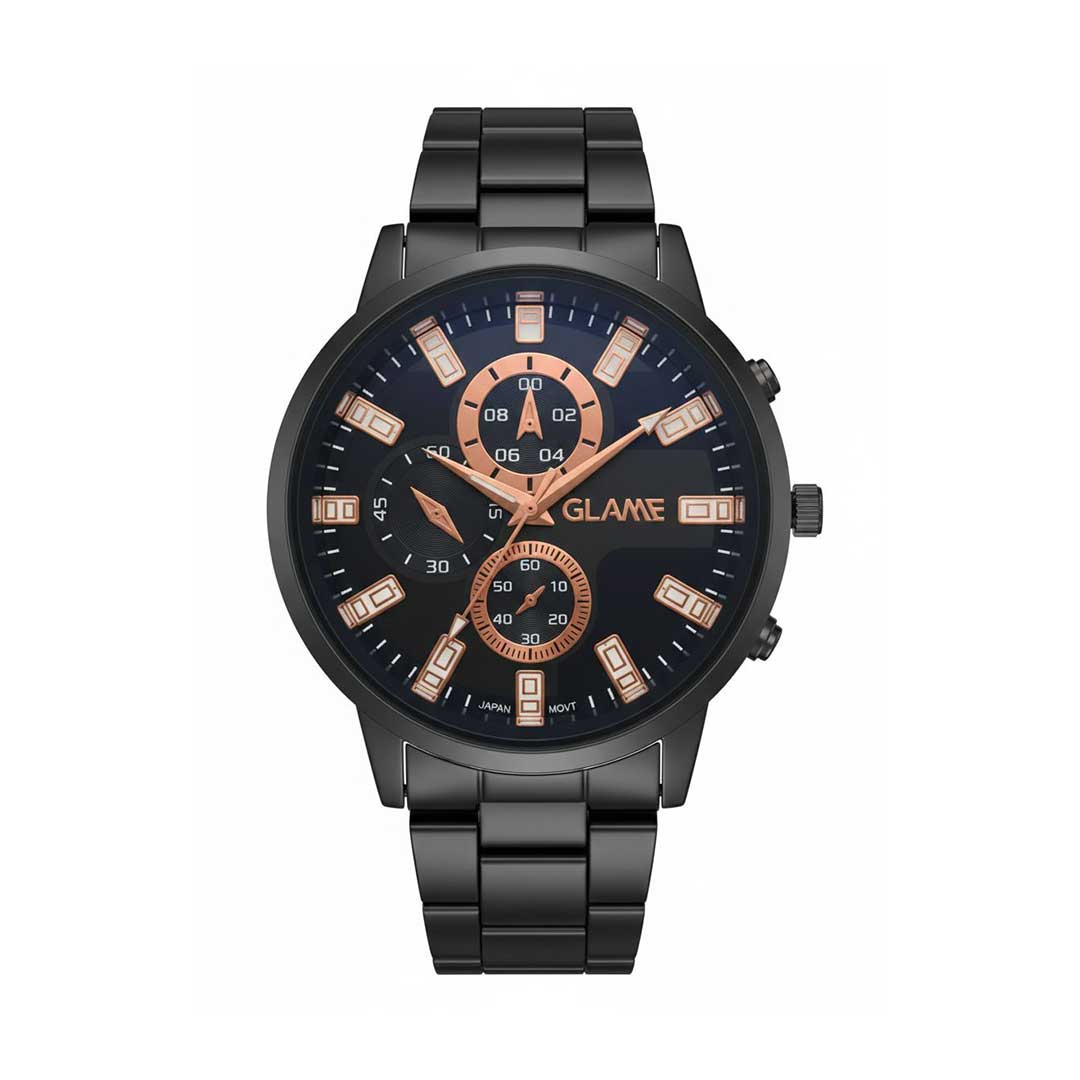 ساعت مچی مردانه GLAME سه موتوره | بند...