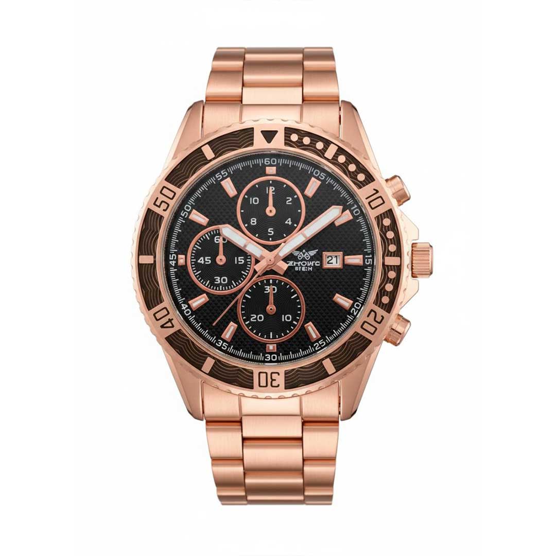 ساعت مچی مردانه ZHOWE صفحه مشکی، بند فلزی...