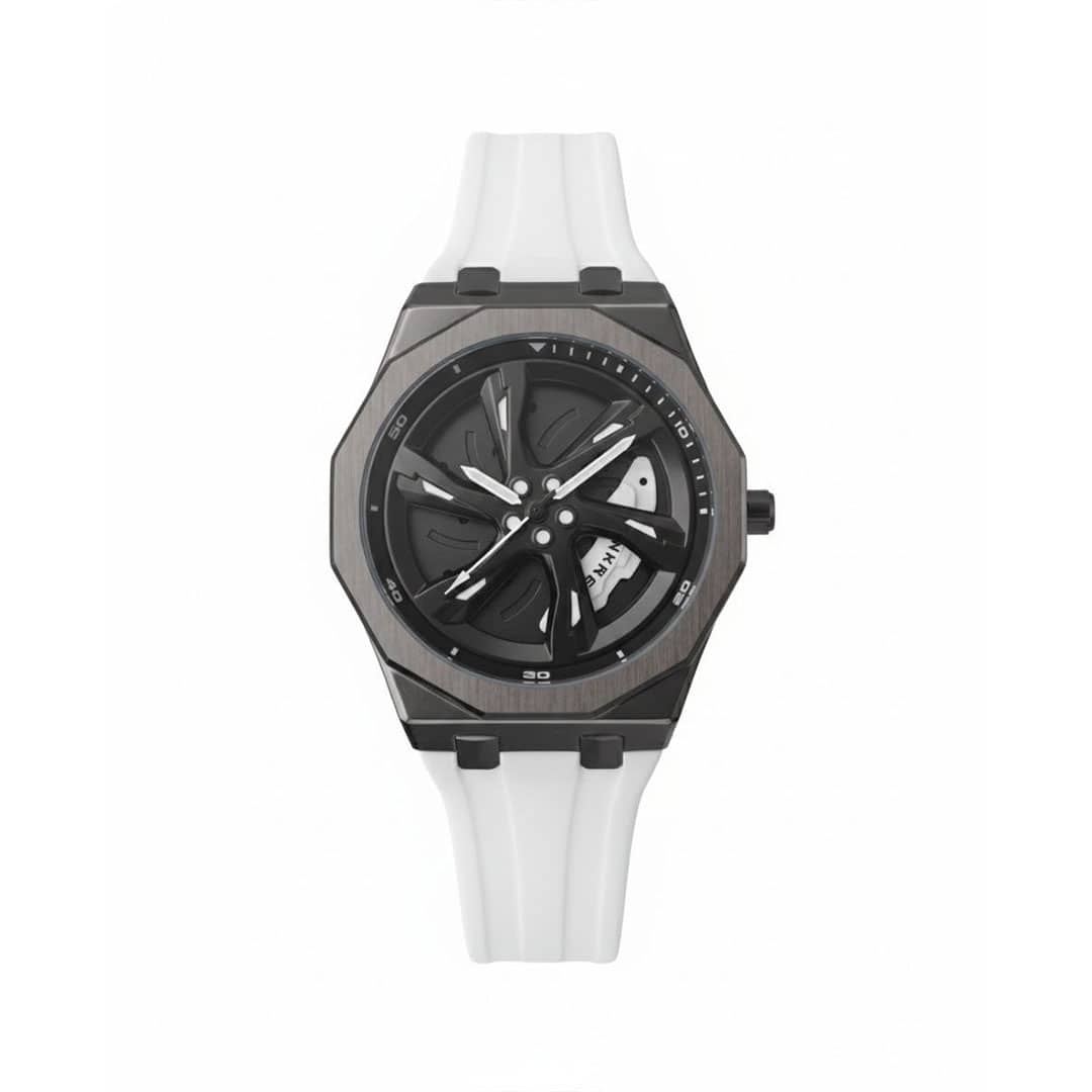 ساعت مچی مردانه TANKRE بند رابر صفحه بزرگ ۴۷ میلی‌متری